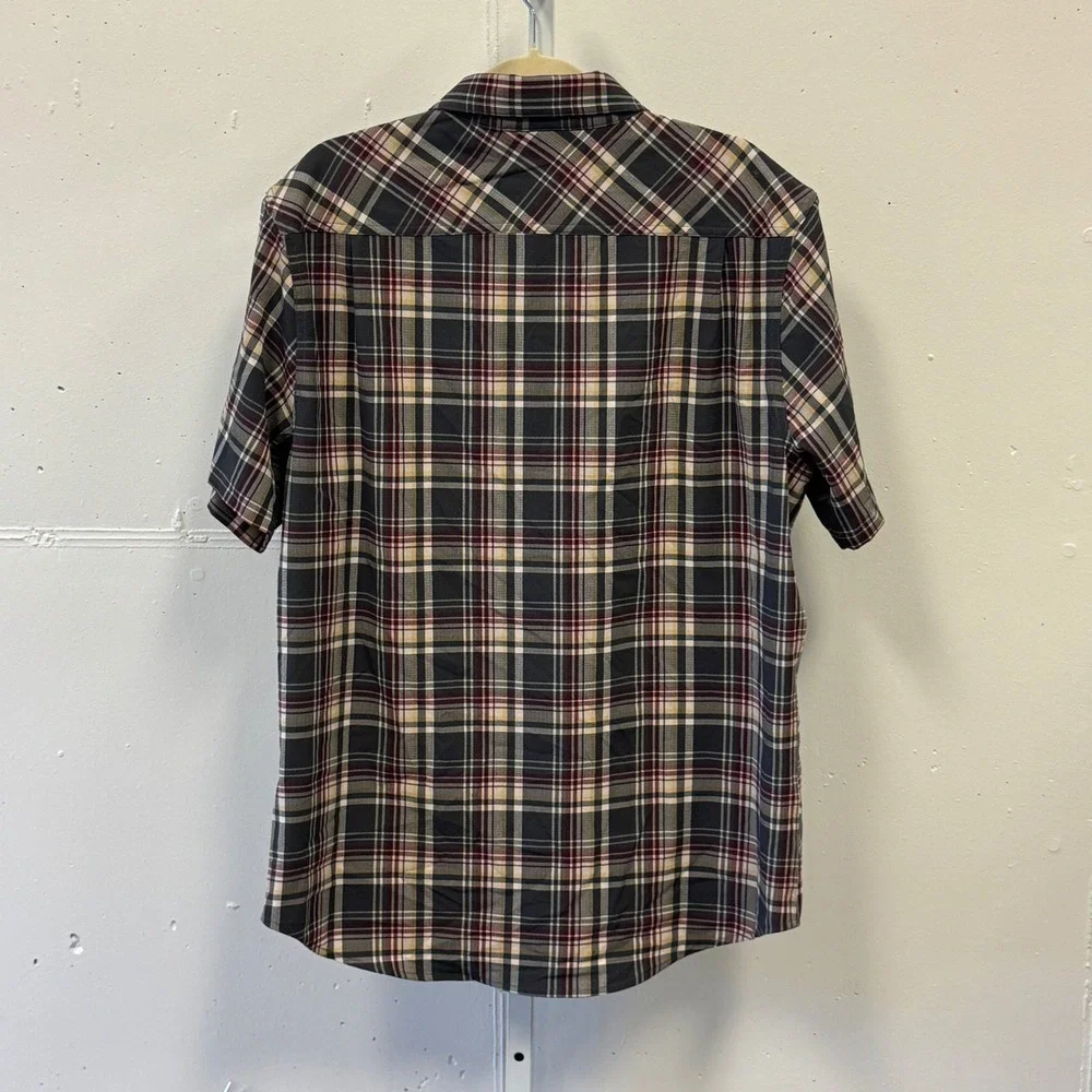 Harley Davidson Men's Plaid Button Down Shirt Embroidered Logo 96620-23VM Large